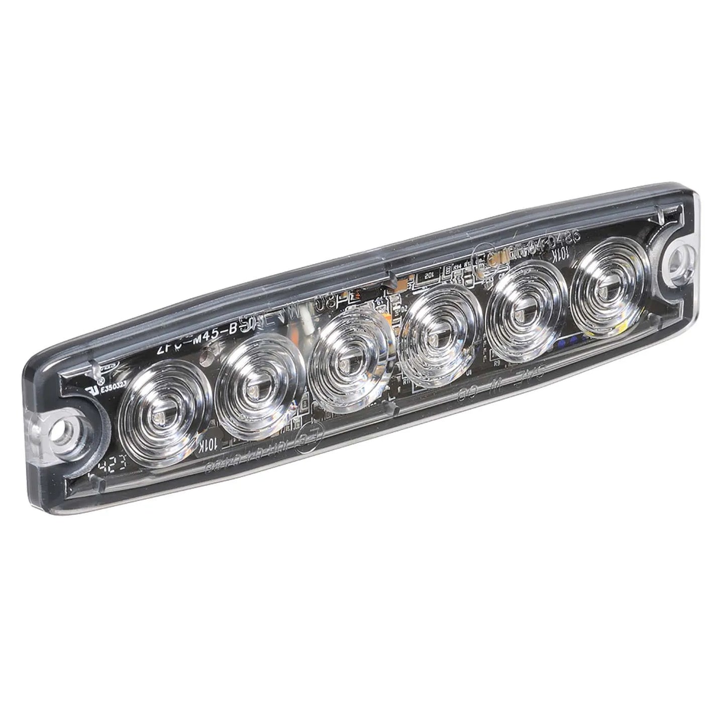 Amber Low Profile 6 LED Light