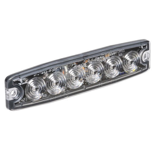 Amber Low Profile 6 LED Light