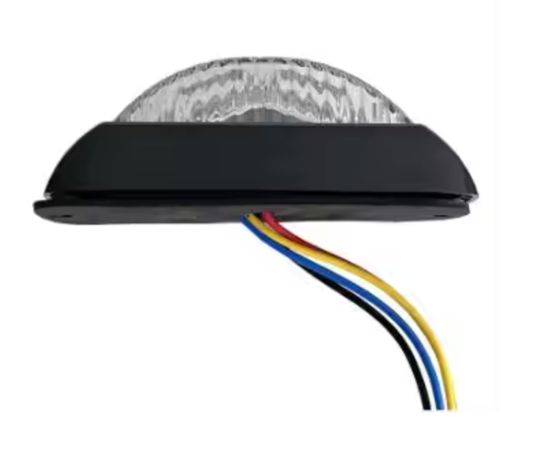 Amber LED 180 degree lens (X2)