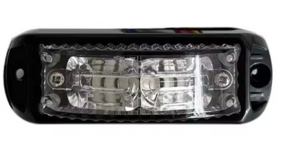 Amber LED 180 degree lens (X2)