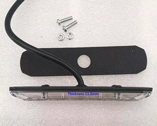 Amber LED Slimline Lights X2