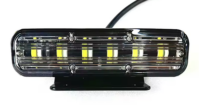 Amber LED Lights With Brackets (X2)