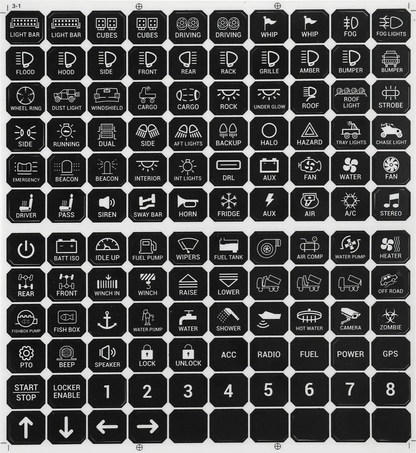 8 Way 12v/24v LED Switch Panel And Control Unit (With Wireless Phone Control)