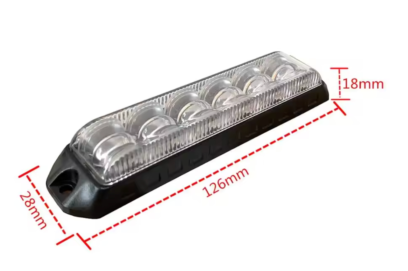 Dual Colour LED Light (180 degree lens)