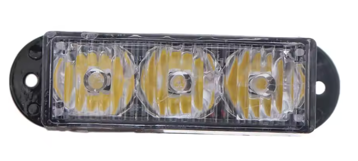 Amber 3 LED Lights (X2)